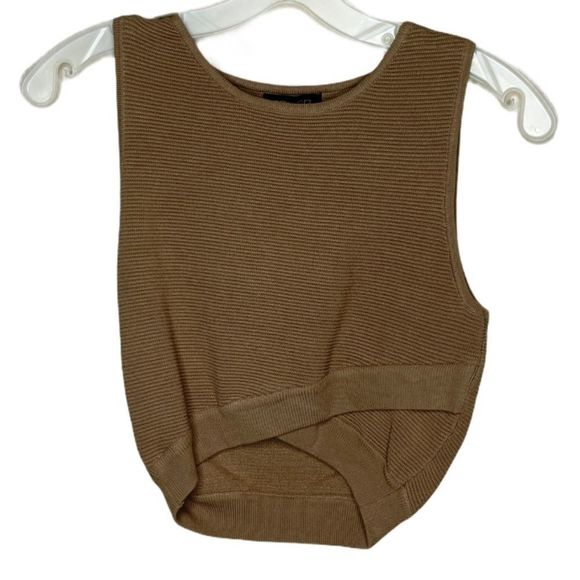 CQ by CQ Crop‎ Sweater Brown - Picture 1 of 7
